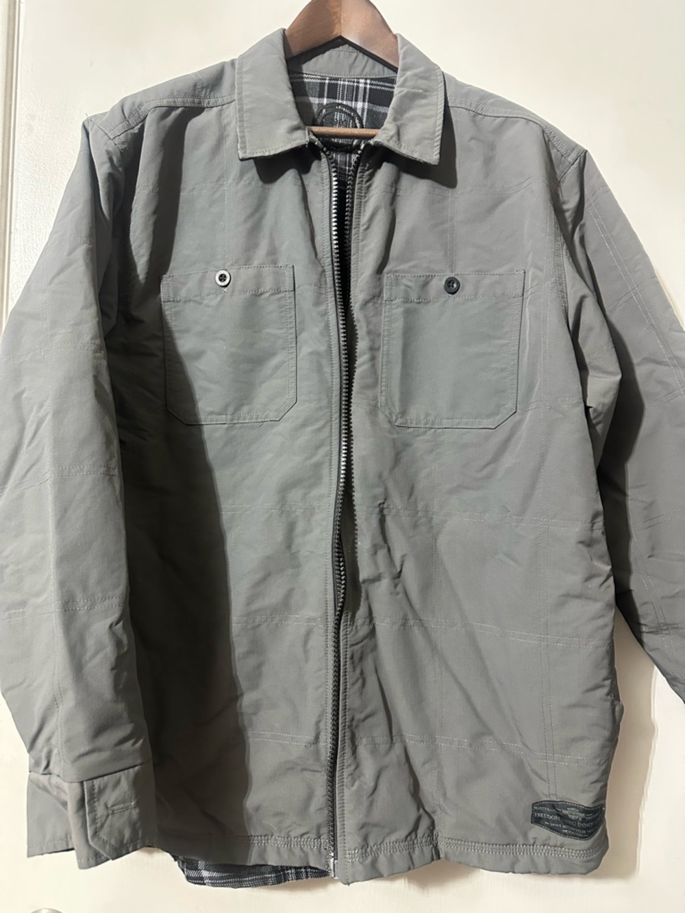 Harley-Davidson Lightweight Gray Zip Jacket